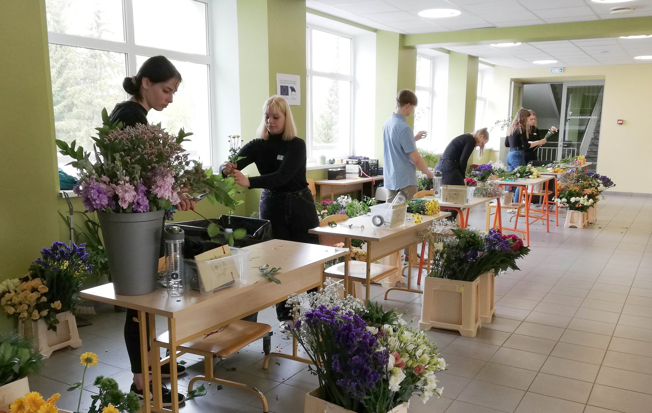 Floristid näitavad oskusi
