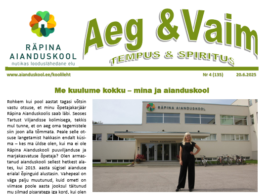 Aeg & Vaim 2025 juuni, nr 4 (135)