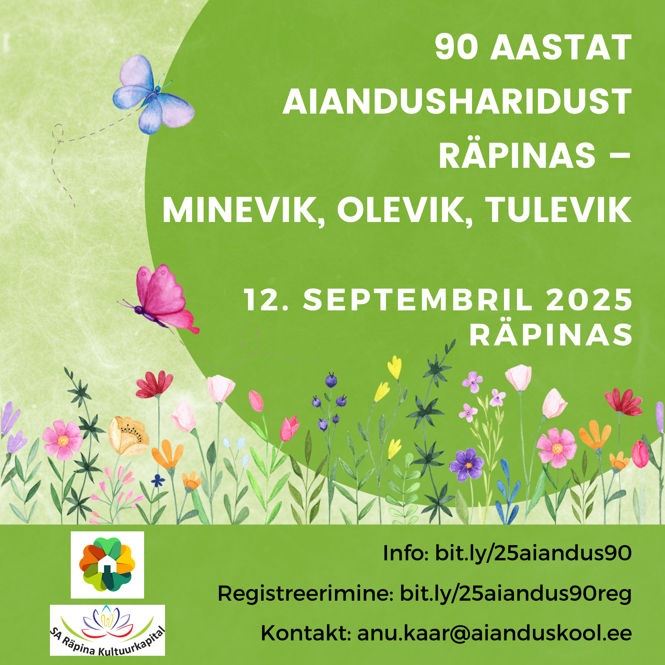 Vilistlaskogu kutsub seminarile “90 aastat aiandusharidust Räpinas – minevik, olevik, tulevik”