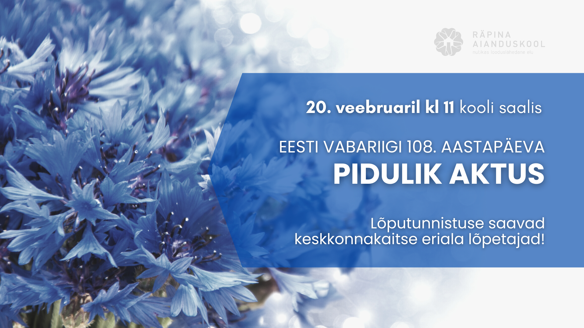 EV 108 ja keskkkonnakaitse lõpuaktus 20. veebruaril